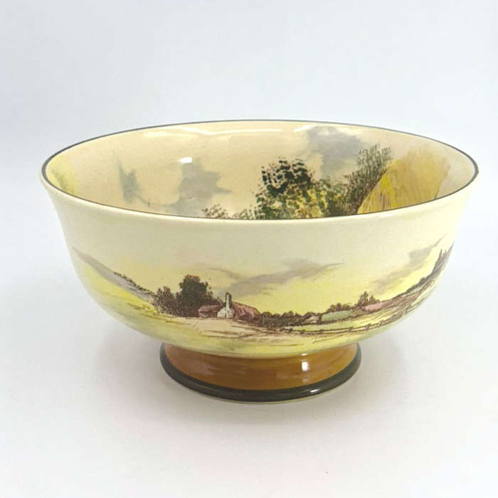 Rustic England Royal Doulton Pedestal Bowl