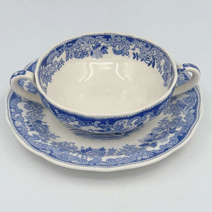 Spode Copeland Severn Soup Coupe and Saucer