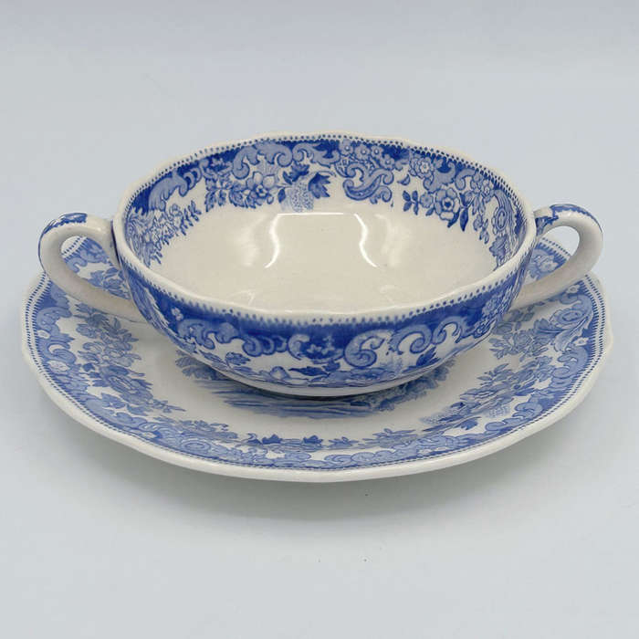 Spode Copeland Severn Soup Coupe and Saucer