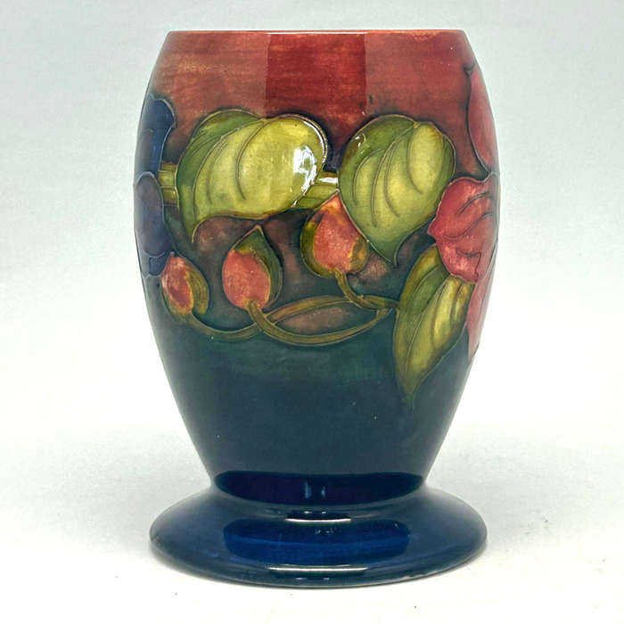 Walter Moorcroft Flambe Clematis Vase C1940