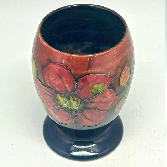 Walter Moorcroft Flambe Clematis Vase C1940