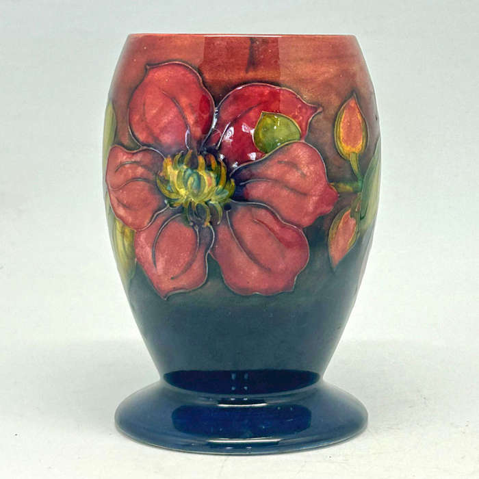 Walter Moorcroft Flambe Clematis Vase C1940