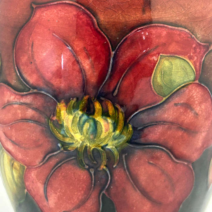 Walter Moorcroft Flambe Clematis Vase C1940