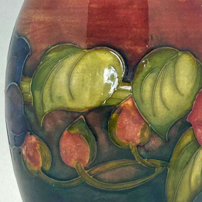 Walter Moorcroft Flambe Clematis Vase C1940