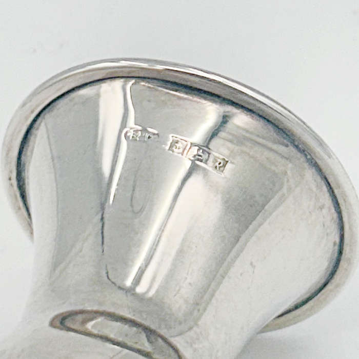 Hallmarked  Silver Pedestal Kiddush Cup Birmingham 1966