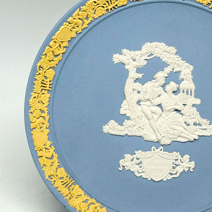 Wedgwood Jasperware Limited Edition Valentines Plate 1989