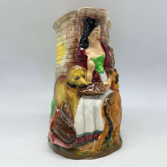 Burleigh Ware Old Feeding Time  Jug 1930
