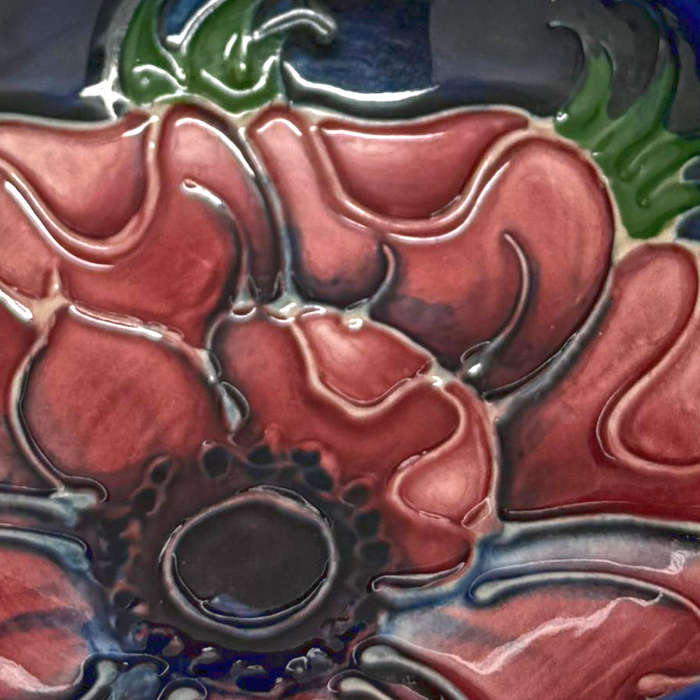 Walter Moorcroft Anemone Footed Bowl C1949