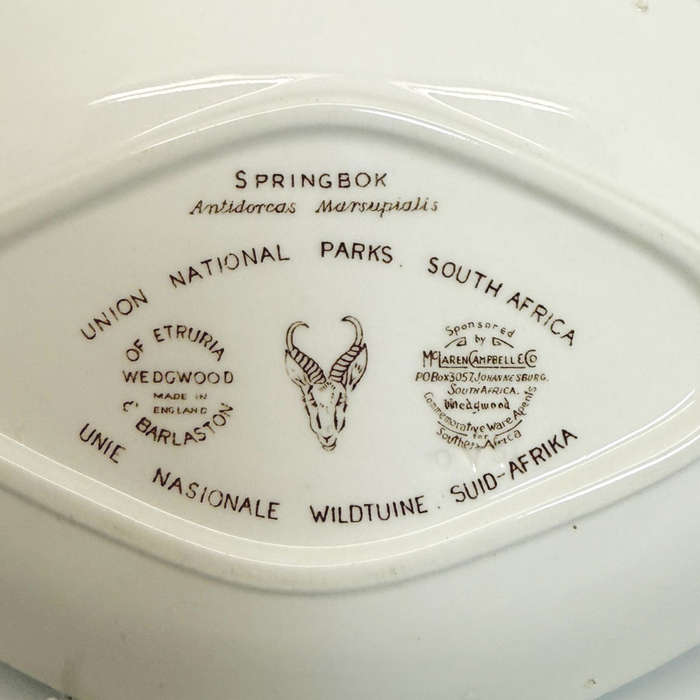 Wedgwood Union National Park South Africa Springbok Bowl