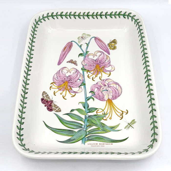 Portmeirion Botanic Austrian Lily Lasagna Dish
