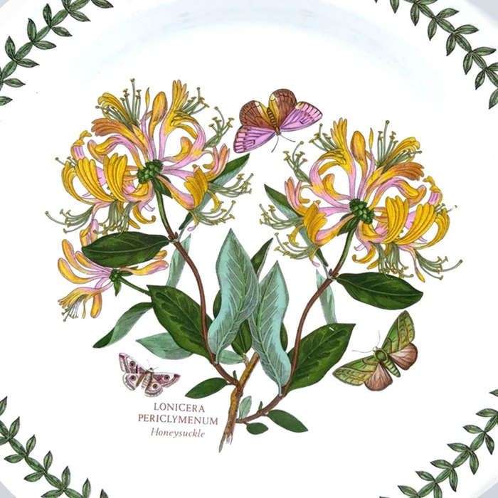 Portmeirion Main Plate Botanic Garden Pink Honeysuckle
