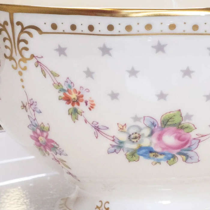 Royal Crown Derby Royal Antionette Tea Sugar Bowl  C1963