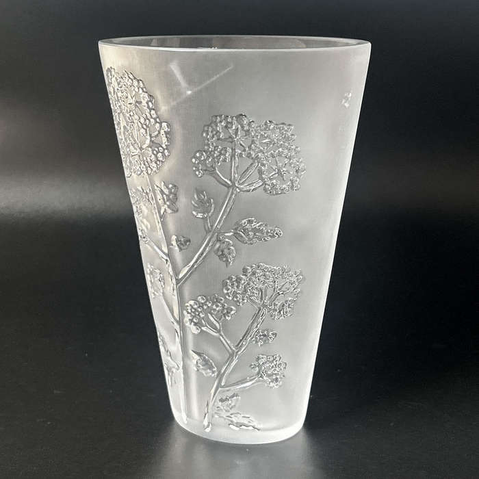 Rene Lalique Edelweiss Flower Vase 20th