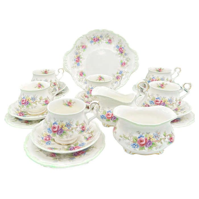 Royal Albert Colleen Victoria 21 Piece Tea Service