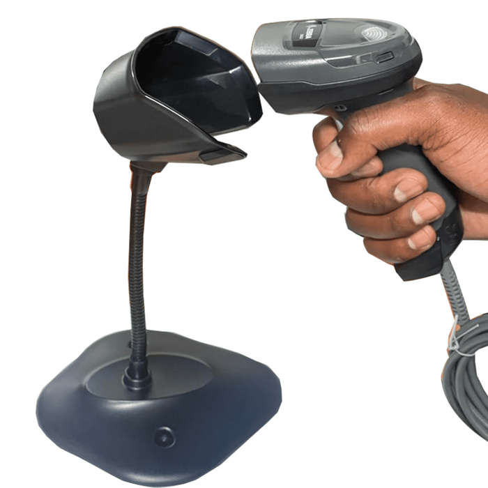 Zebra DS2208 Barcode Scanner + Stand Included - NEW