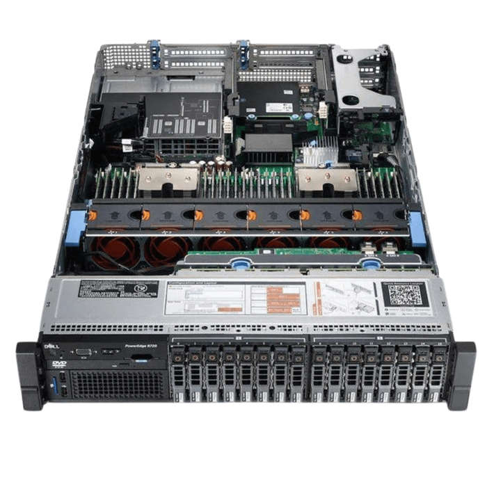Dell PowerEdge R720 Server- Two(2) Xeon(R) E5-2640 V2 2.00Ghz - 256GB ECC DDR3 Ram - Three(3) 600...