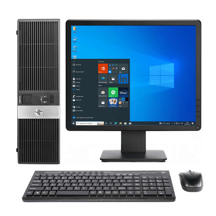 HP RP5 5810 Desktop PC Combo - Intel Core i3-4150 4th Gen 3.5GHz, 4GB DDR3 Ram, 500GB HDD, Window...