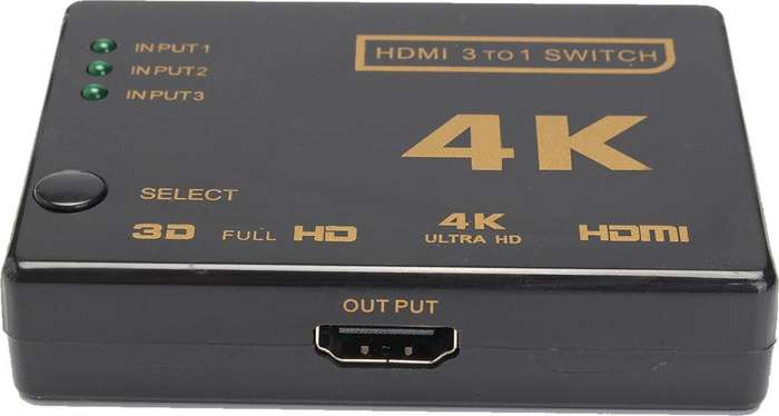 3PORT HDMI SWITCH 4K