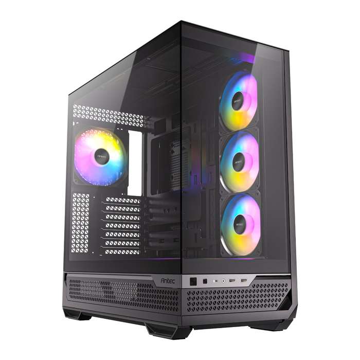 Antec C7 ARGB E-ATX Mid Tower Gaming Chassis &#x2013; Black