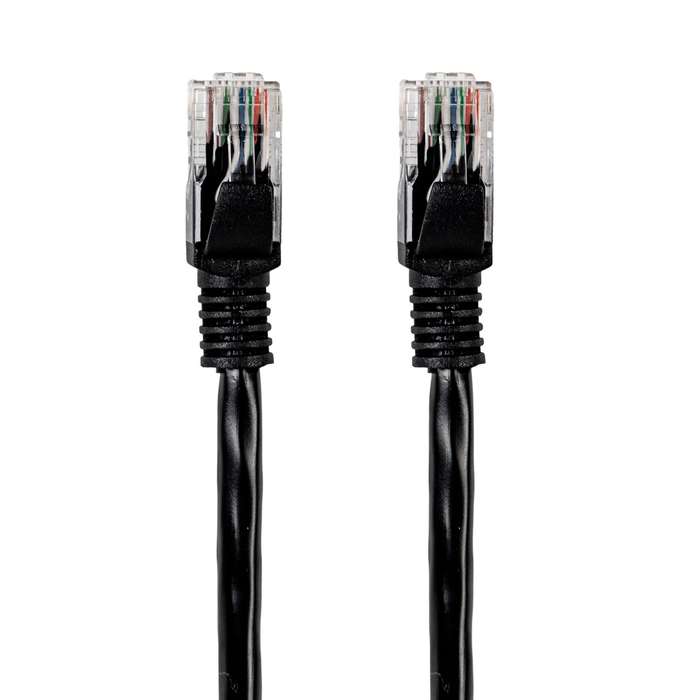 Gizzu Cat6 UTP Fly Lead Ethernet Network Cable 1m &#x2013; Black