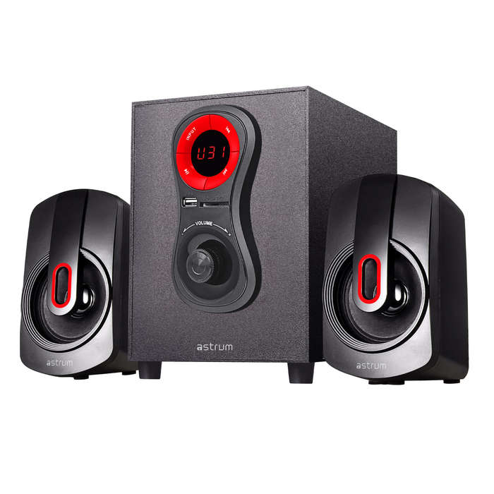 Astrum SM040 2.1CH 20W Multimedia Speaker, Bluetooth SD Card USB FM Remote