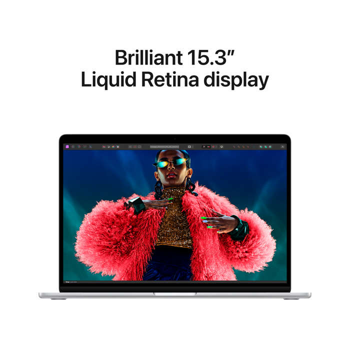 15-inch MacBook Air: Apple M3 chip with 8-core CPU and 10-core GPU, 16GB, 512GB SSD - Silver,Mode...