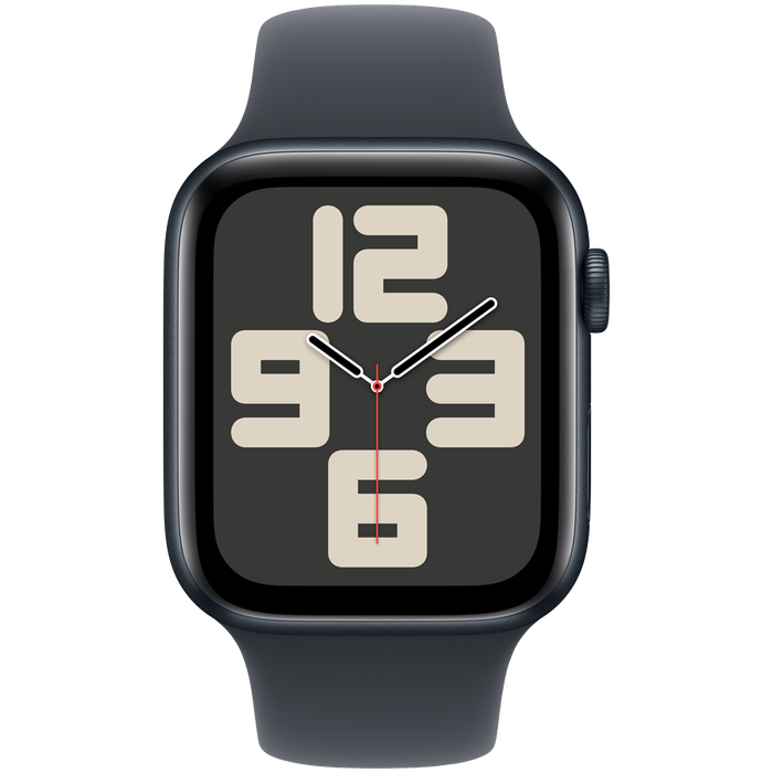 Apple Watch SE GPS + Cellular 44mm Midnight Aluminium Case with Midnight Sport Band - M/L,Model A...