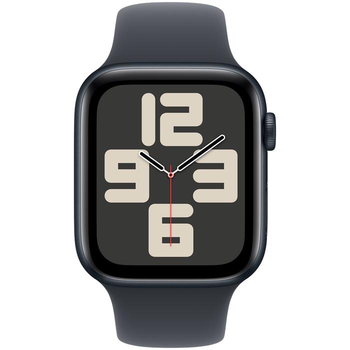 Apple Watch SE GPS + Cellular 40mm Midnight Aluminium Case with Midnight Sport Band - S/M,Model A...