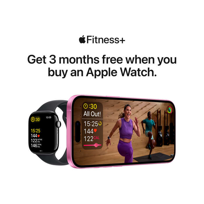 Apple Watch Series 10 GPS + Cellular 42mm Silver Aluminium Case with Blue Cloud Sport Loop,Model ...