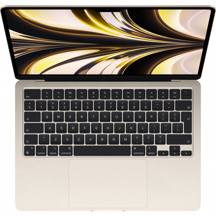 13-inch MacBook Air: Apple M2 chip with 8-core CPU and 8-core GPU, 16GB, 256GB - Starlight,Model ...