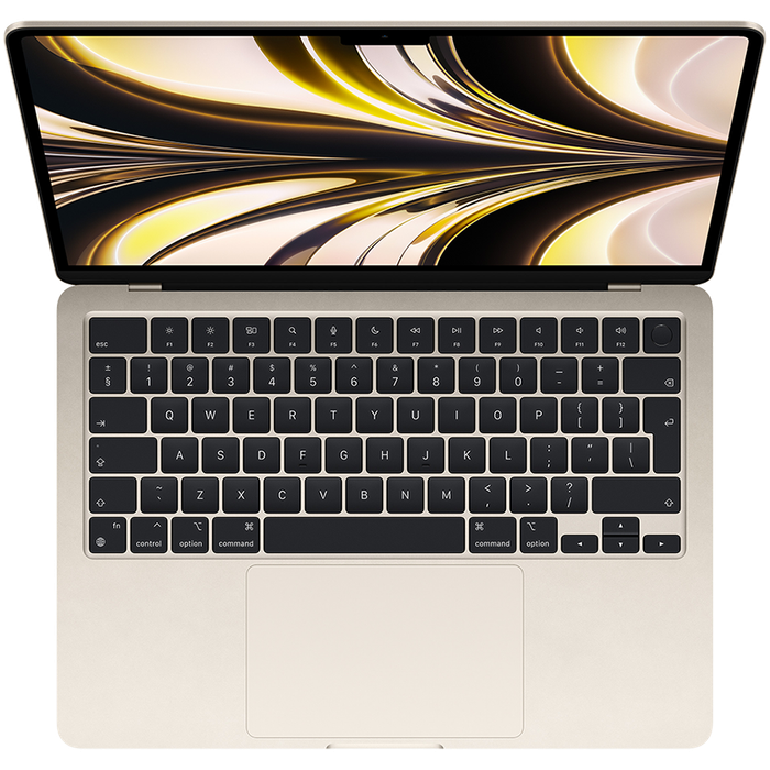 13-inch MacBook Air: Apple M2 chip with 8-core CPU and 8-core GPU, 16GB, 256GB - Starlight,Model ...