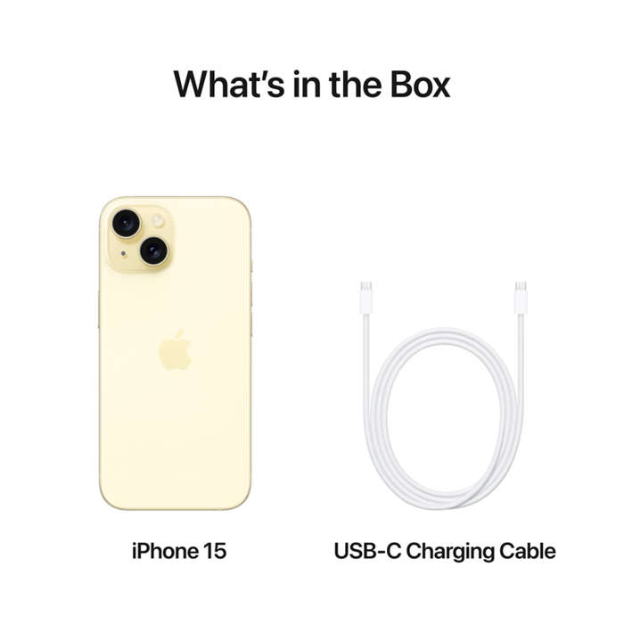 iPhone 15 512GB Yellow,Model A3090