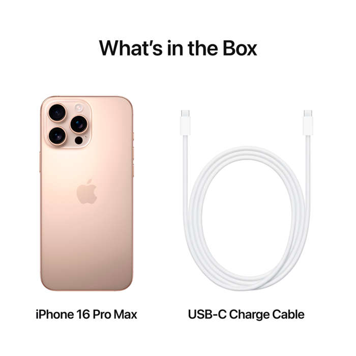 iPhone 16 Pro Max 512GB Desert Titanium,Model A3296