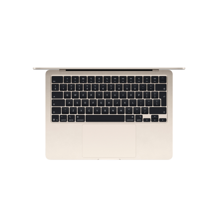 13-inch MacBook Air: Apple M4 chip with 10-core CPU and 10-core GPU, 24GB, 512GB SSD - Starlight,...