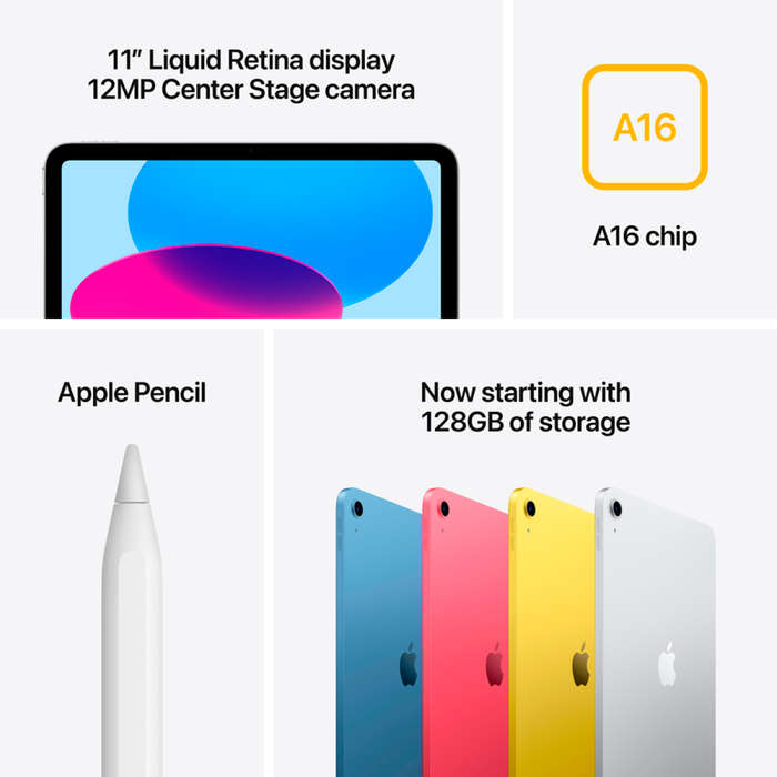 11-inch iPad Wi-Fi 128GB - Blue,Model A3354
