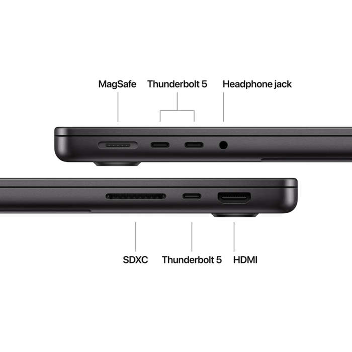 14-inch MacBook Pro: Apple M4 Pro chip with 14core CPU and 20core GPU, 24GB, 1TB SSD - Spac...