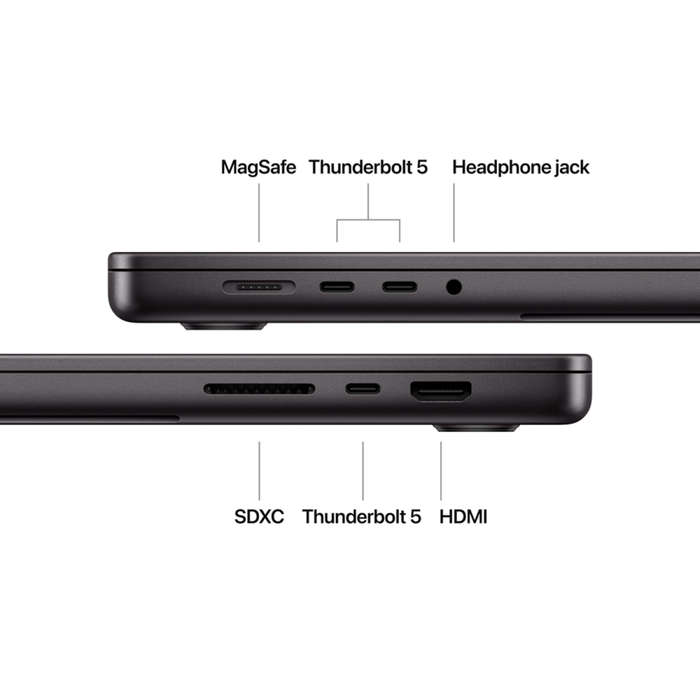 16-inch MacBook Pro: Apple M4 Pro chip with 14core CPU and 20core GPU, 24GB, 512GB SSD - Sp...