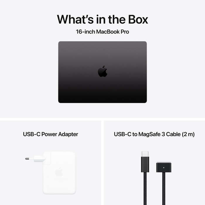 16-inch MacBook Pro: Apple M4 Pro chip with 14core CPU and 20core GPU, 24GB, 512GB SSD - Sp...