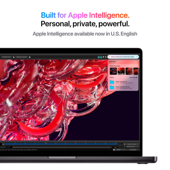 14-inch MacBook Pro: Apple M4 chip with 10core CPU and 10core GPU, 24GB, 1TB SSD - Silver,M...