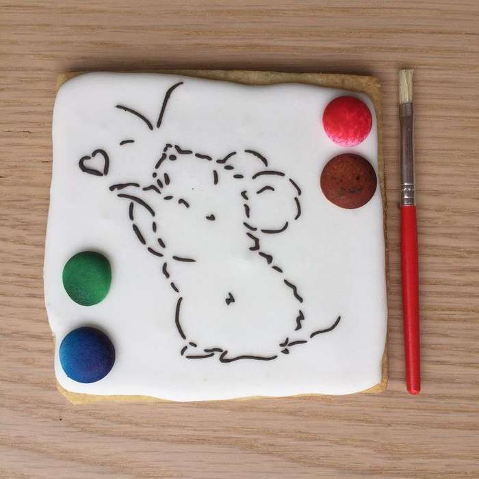 Paint Your Own Cookie Mousy Kiss