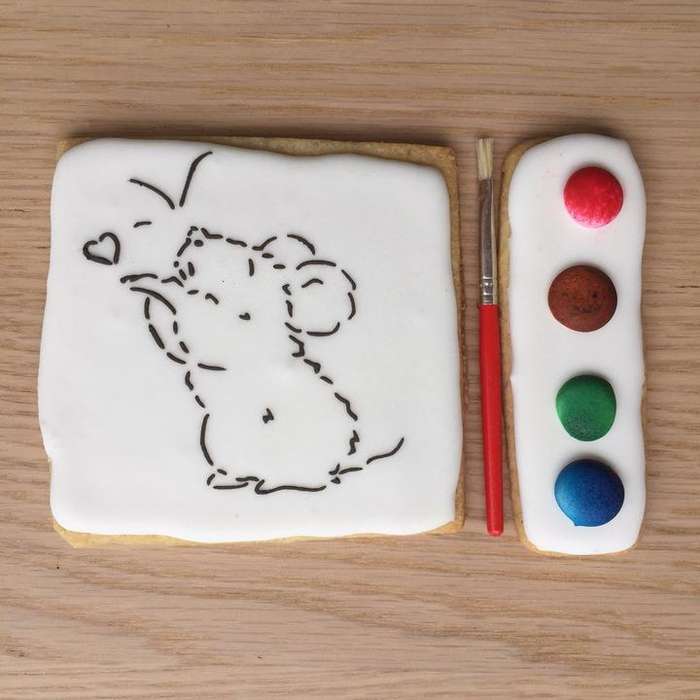 Paint Your Own Cookie Mousy Kiss