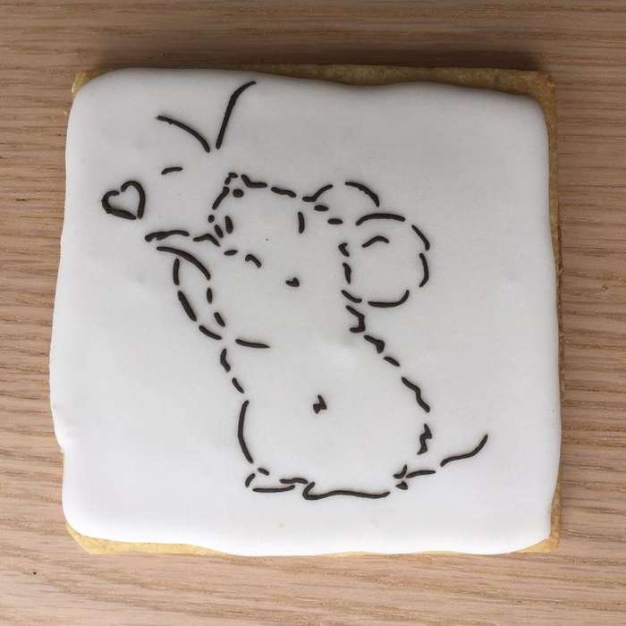 Paint Your Own Cookie Mousy Kiss