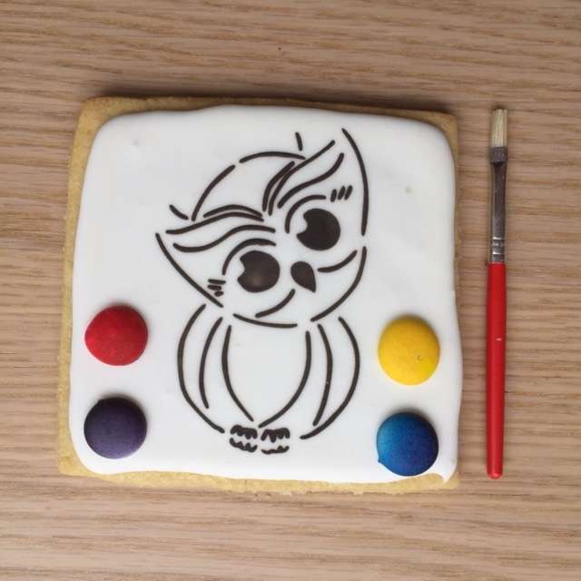 Paint Your Own Cookie Owl