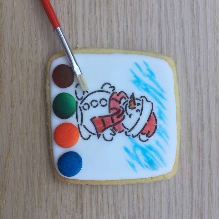 Paint Your Own Cookie Snowman