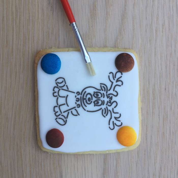 Paint Your Own Cookie Reindeer
