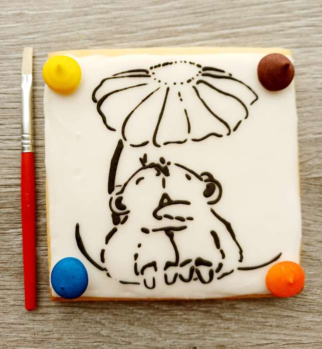 Paint Your Own Cookie Mice & Flower