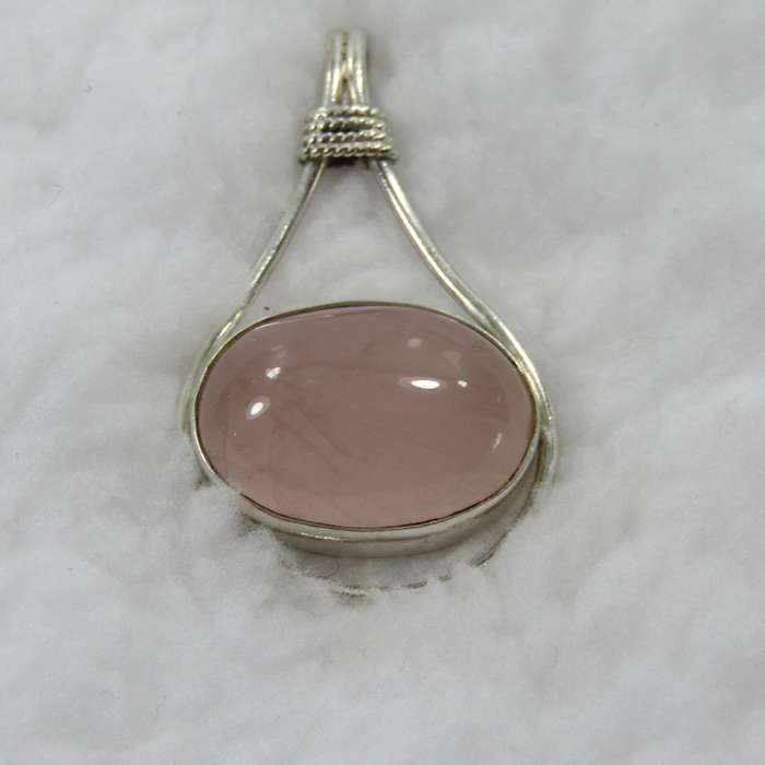 Rose Quartz and Pendant (medium )