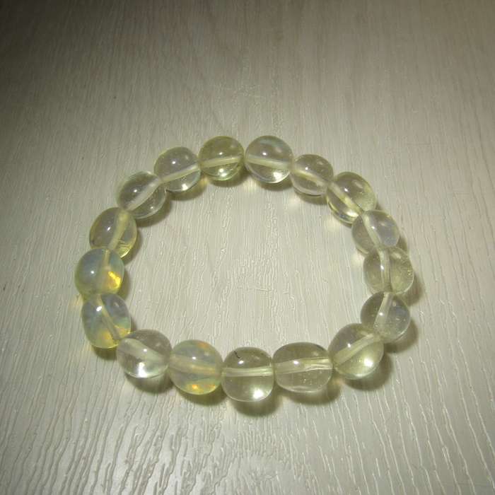 Yellow Obsidian 18mm oval bead Bracelet