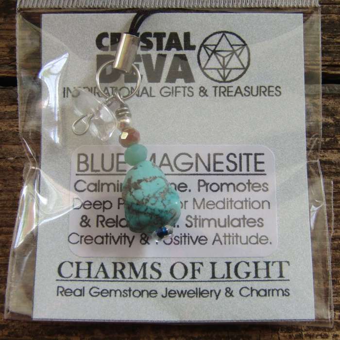 Blue Magnesite Amulet (small Nugget)