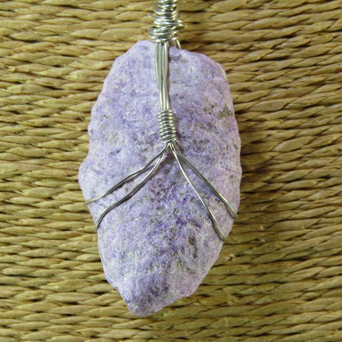 Gemstone Pendants on Ribbon Necklace